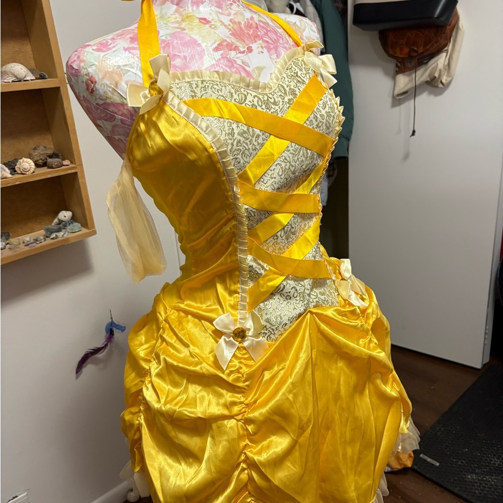 Adult Belle Princess Dress Costume L